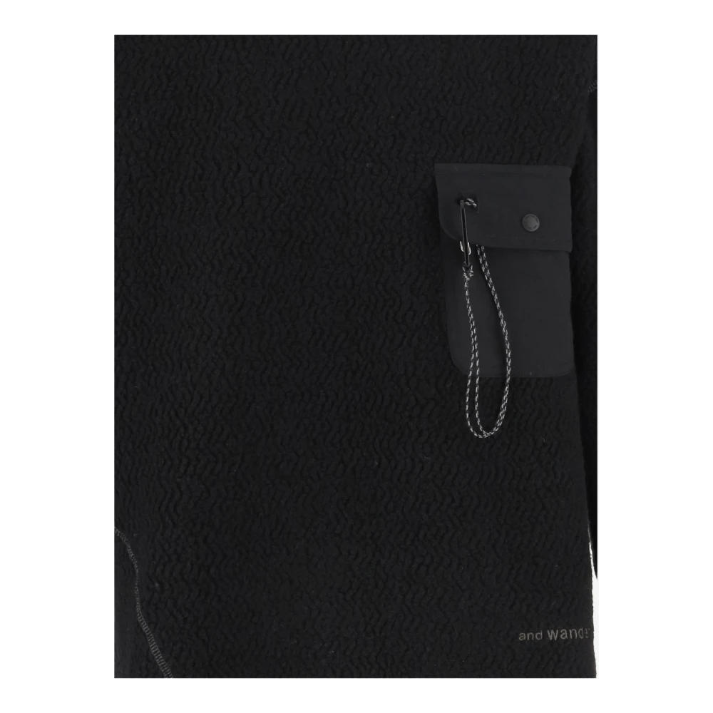 And Wander Zwarte Trui voor Buitensport Black Heren