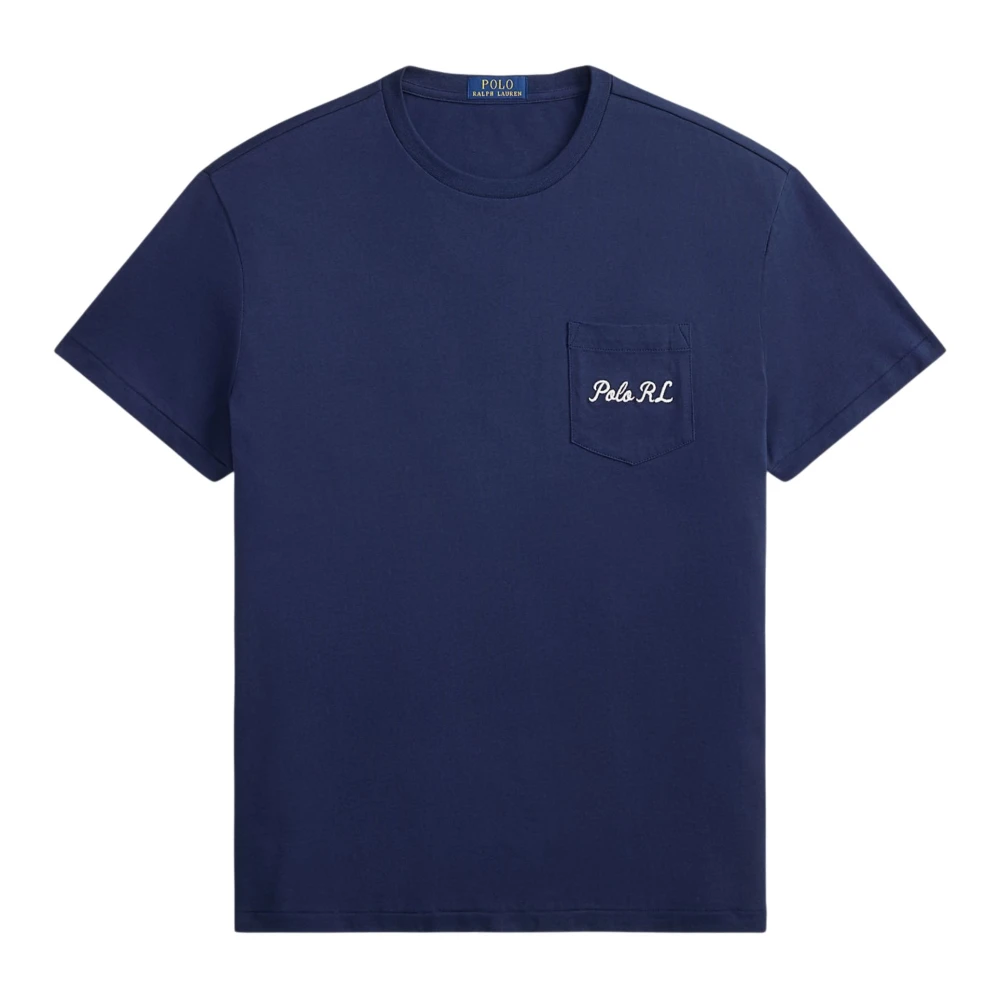Ralph Lauren Men's Blue T-Shirts, Xl, Polo Bear Pocket T-Shirt