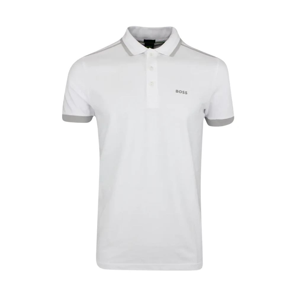 Hugo Boss Klassiek Polo Shirt voor Mannen White Heren