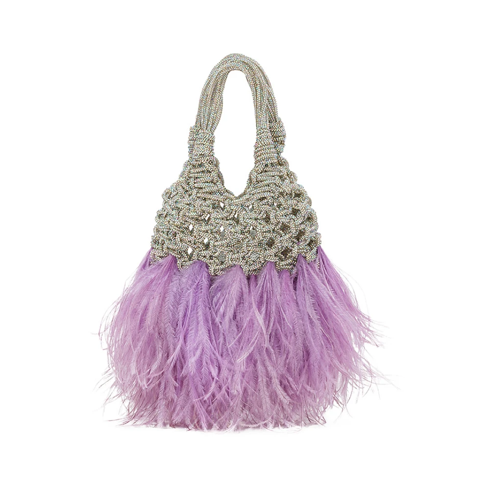 Hibourama Handbags Purple Dames