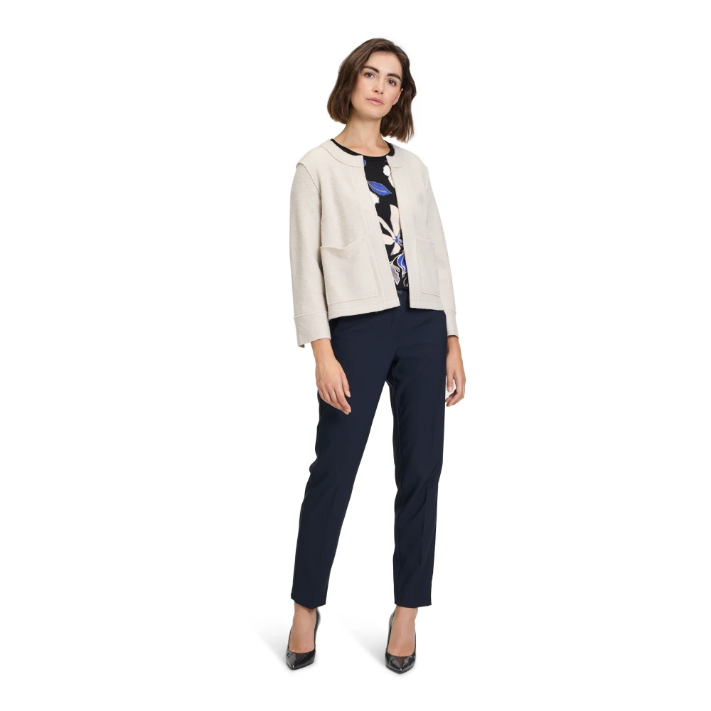 Betty Barclay Casual Blazerjas met Zakken Beige Dames