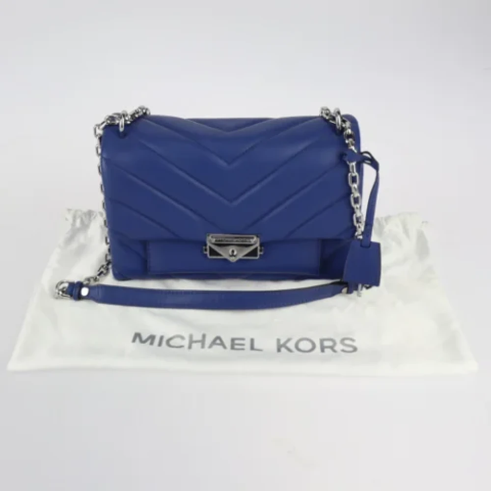 Michael Kors Pre-owned Leather handbags Blue Dames