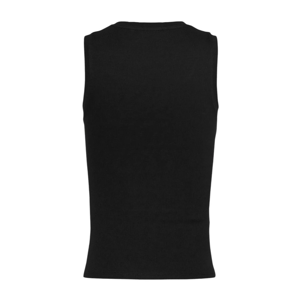 Tommy Jeans Stijlvolle Ronde Hals Tanktop Black Dames