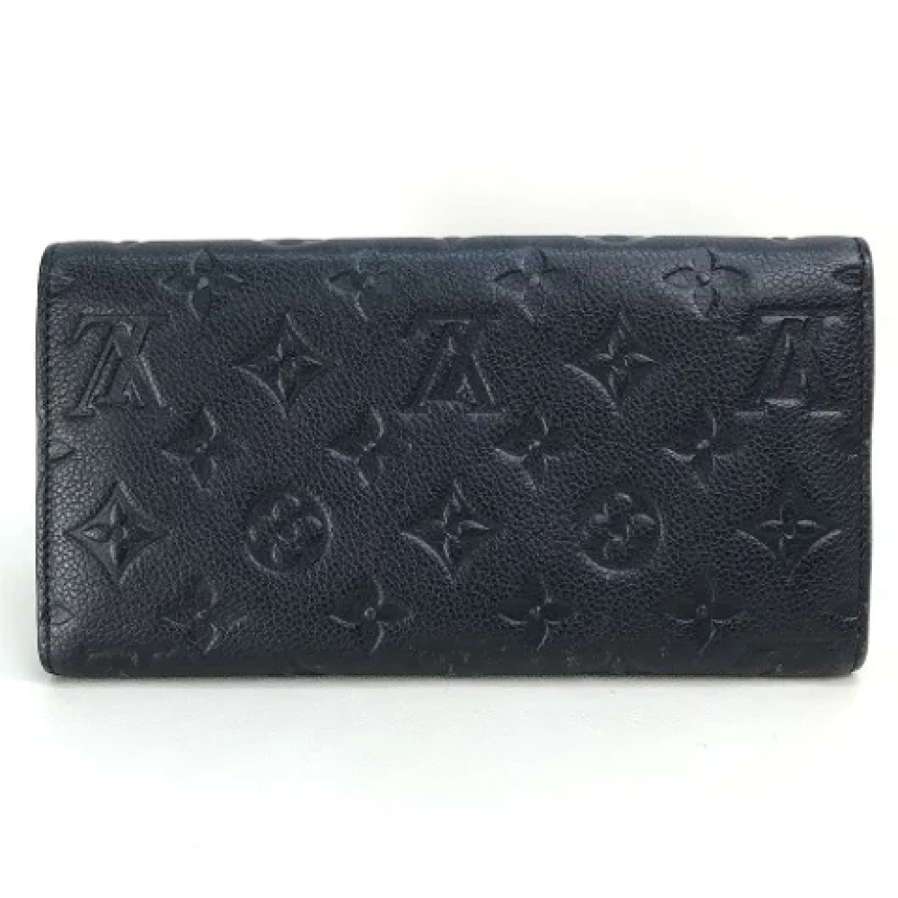 Louis Vuitton Vintage Pre-owned Leather wallets Blue Dames