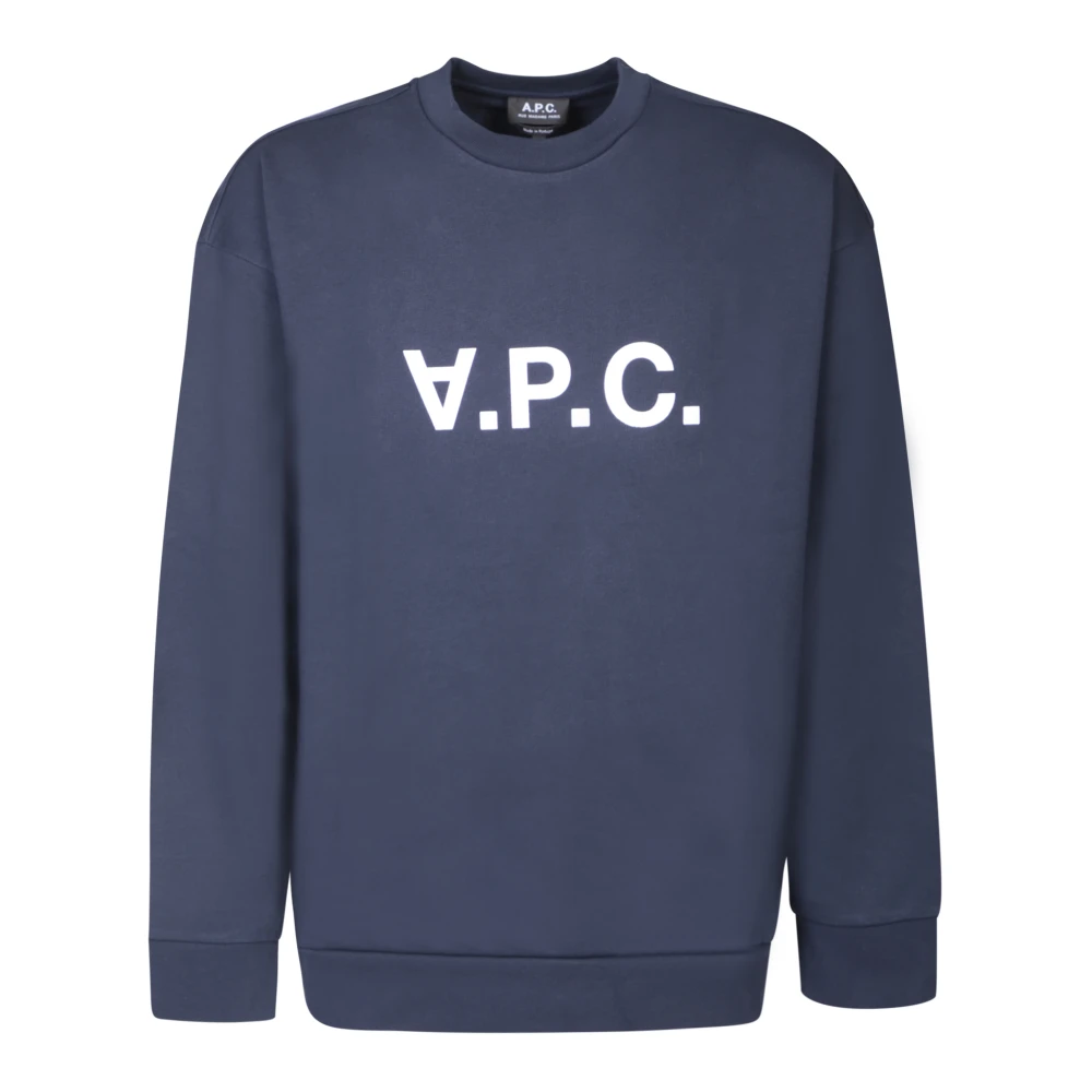 A.p.c. Men's Blue Sweatshirt For Aw23