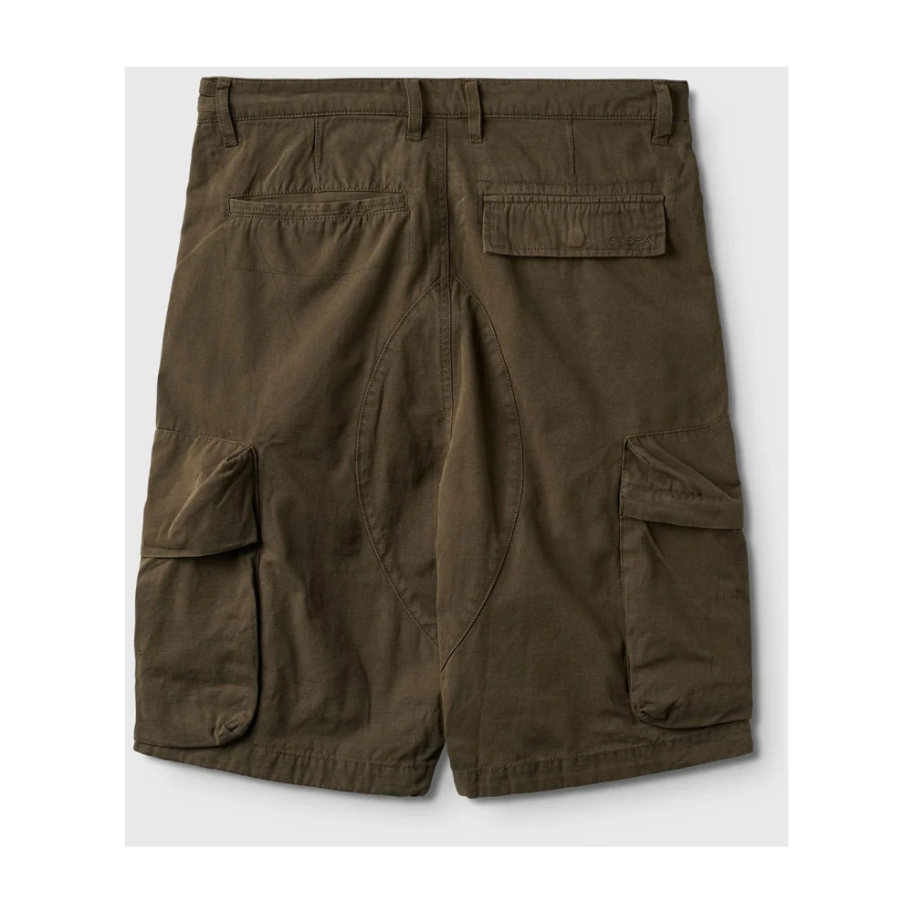 Gabba Khaki Cargo Shorts met Koordzoom Green Heren