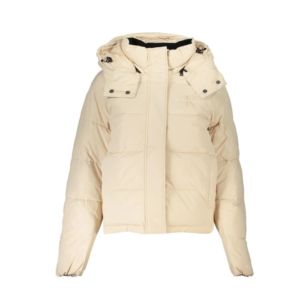 Calvin Klein Women's Beige Polyester Jacket