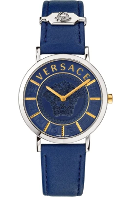 Modern Tidsmätare V-Essential Silver Läder
