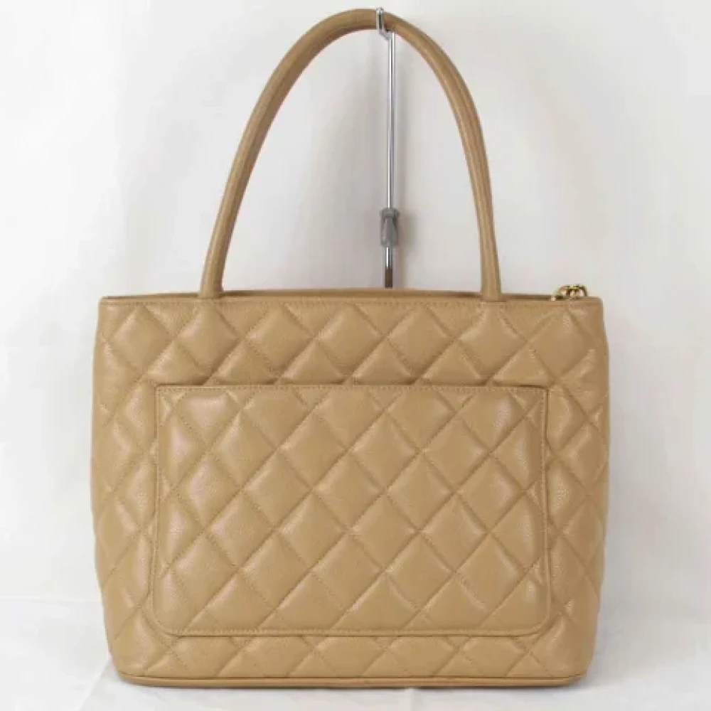 Chanel Vintage Pre-owned Leather totes Brown Dames