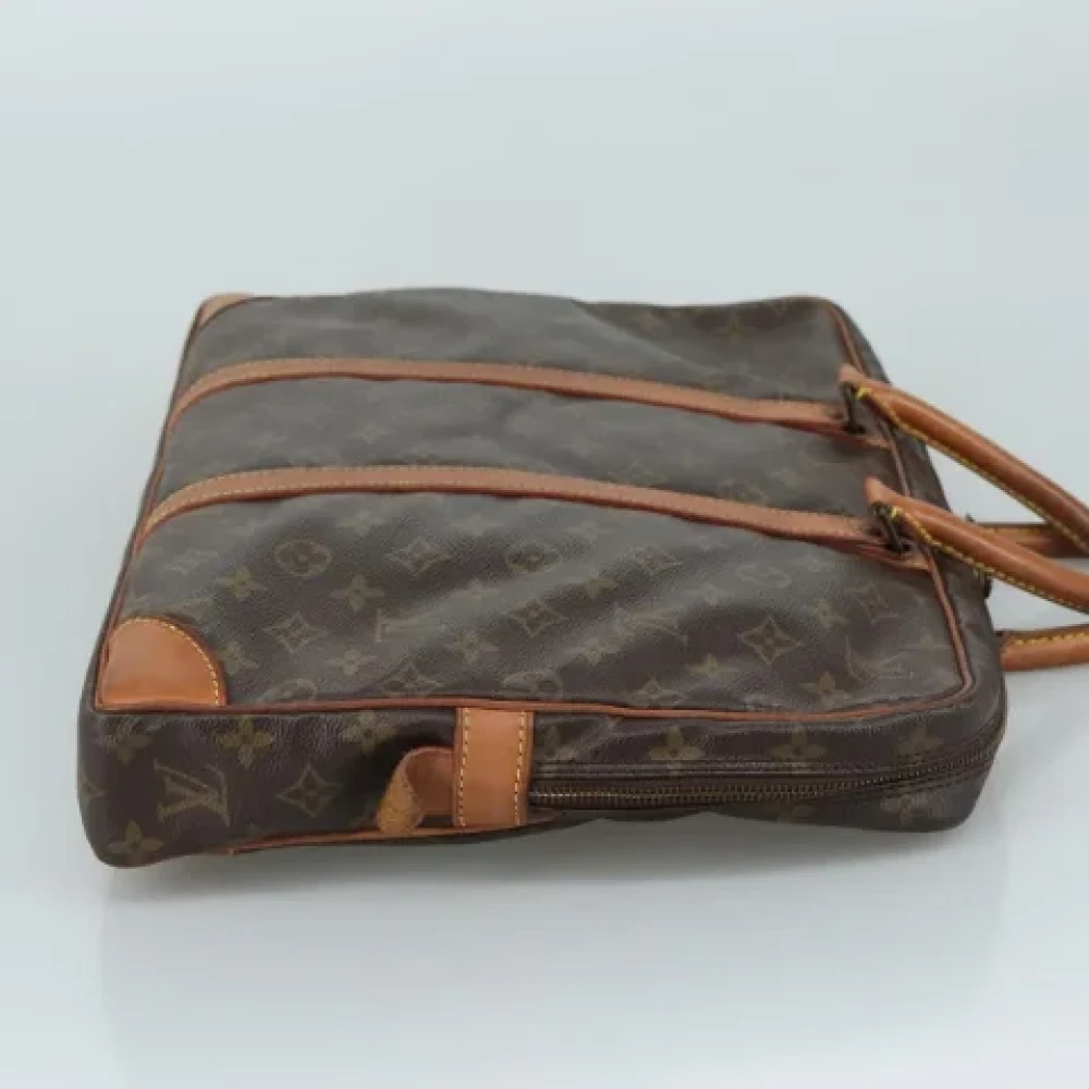 Louis Vuitton Vintage Pre-owned Canvas briefcases Brown Dames