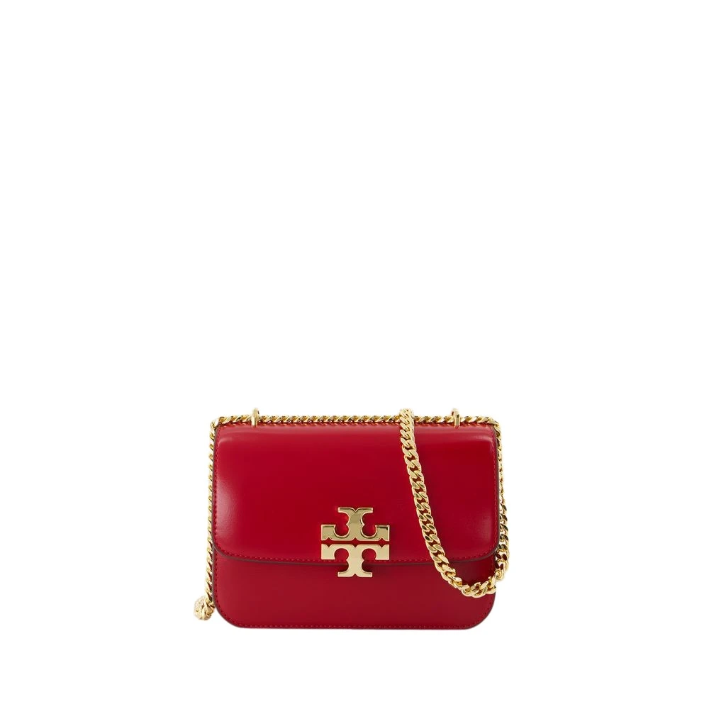 TORY BURCH Rode Leren Convertible Schoudertas Red Dames