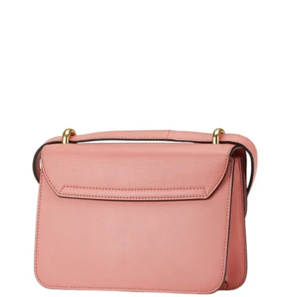 Gucci Vintage Pre-owned Leather shoulder-bags Pink Dames