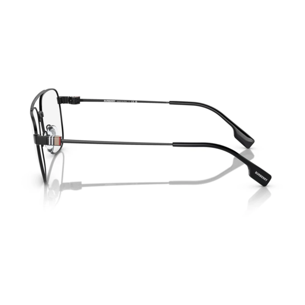 Burberry Retro Square Metal Bril Black Heren