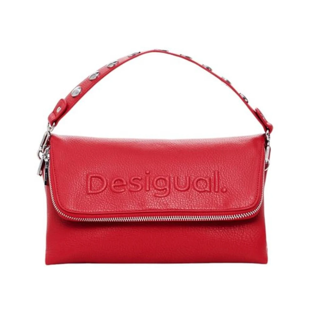 Desigual Moderne Polyethyleen Handtas Dames Collectie Red Dames
