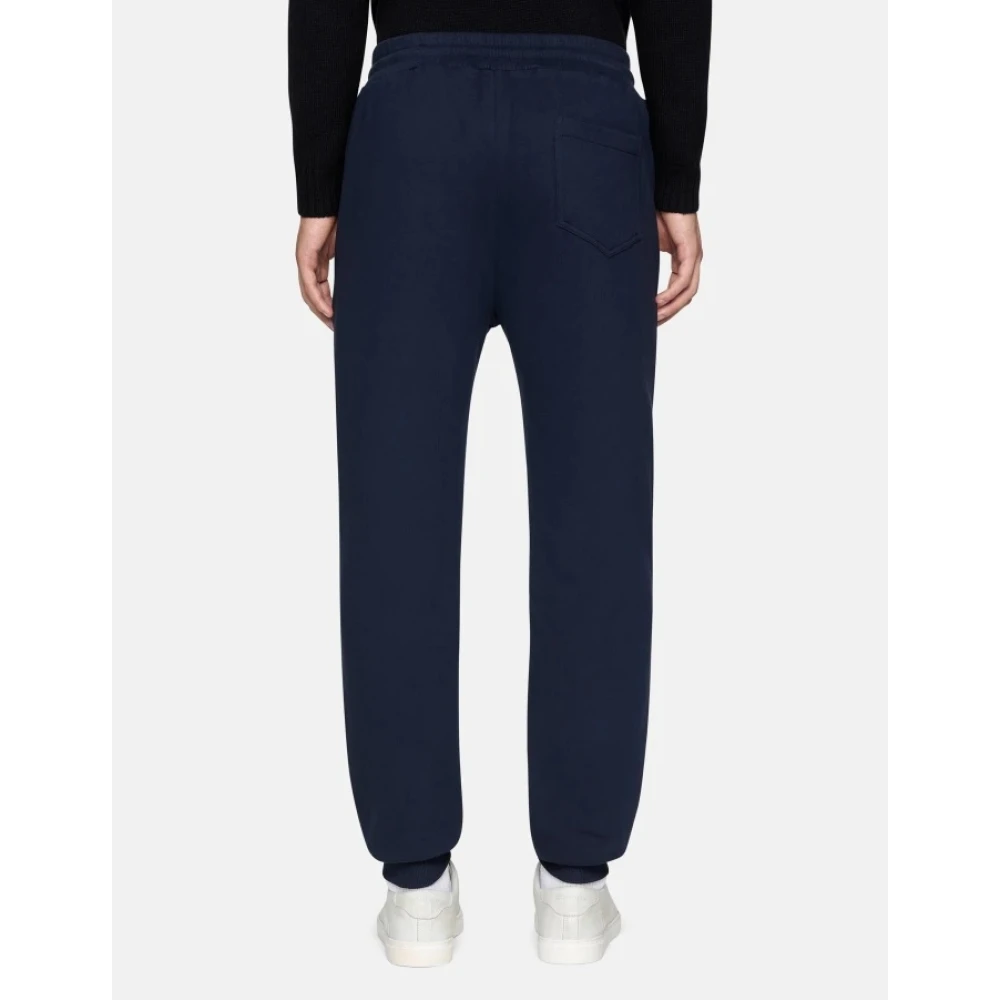 Dondup Jogger sweatpants met zijprint Blue Dames