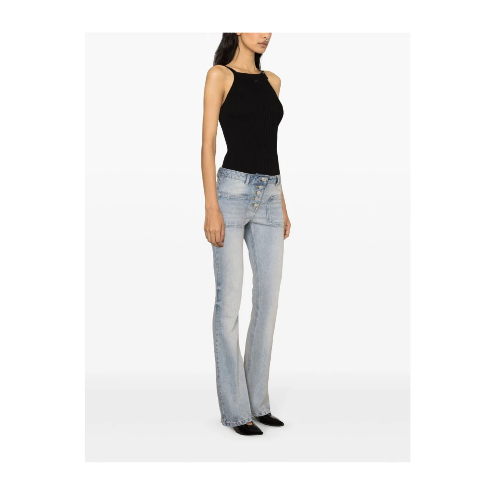 Courrèges Flared Jeans Blue Dames
