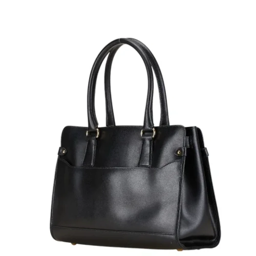 Salvatore Ferragamo Pre-owned Leather handbags Black Dames