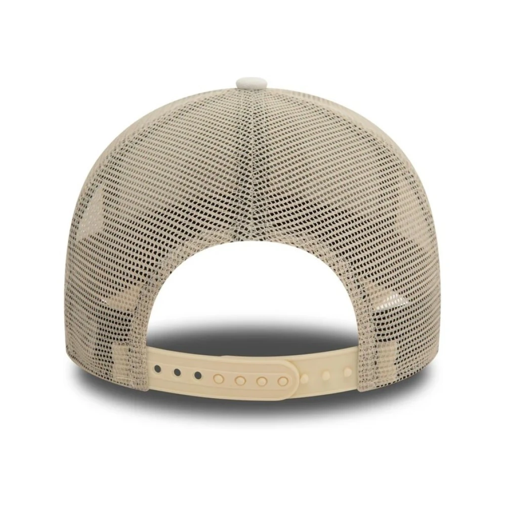 new era Beige Los Angeles Grafische Print Trucker Hoed Multicolor Heren