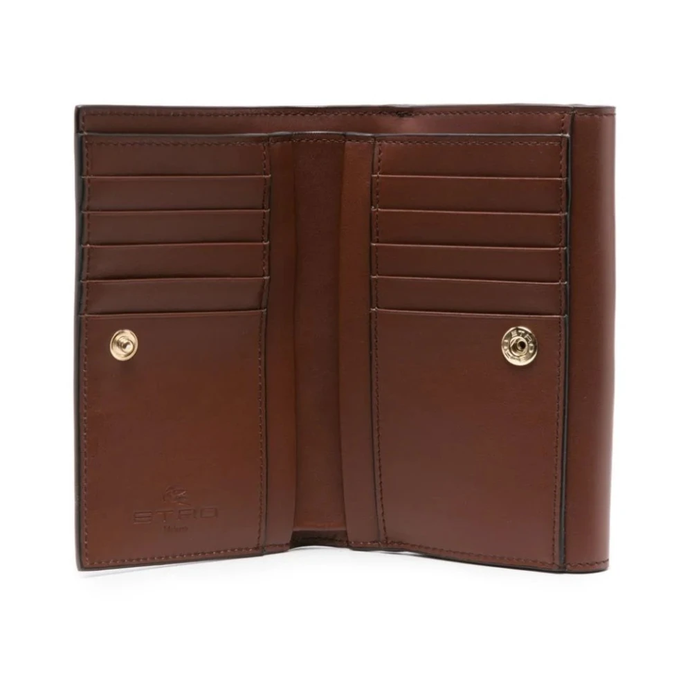 ETRO Bruine Elegant Damesportemonnee Brown Dames