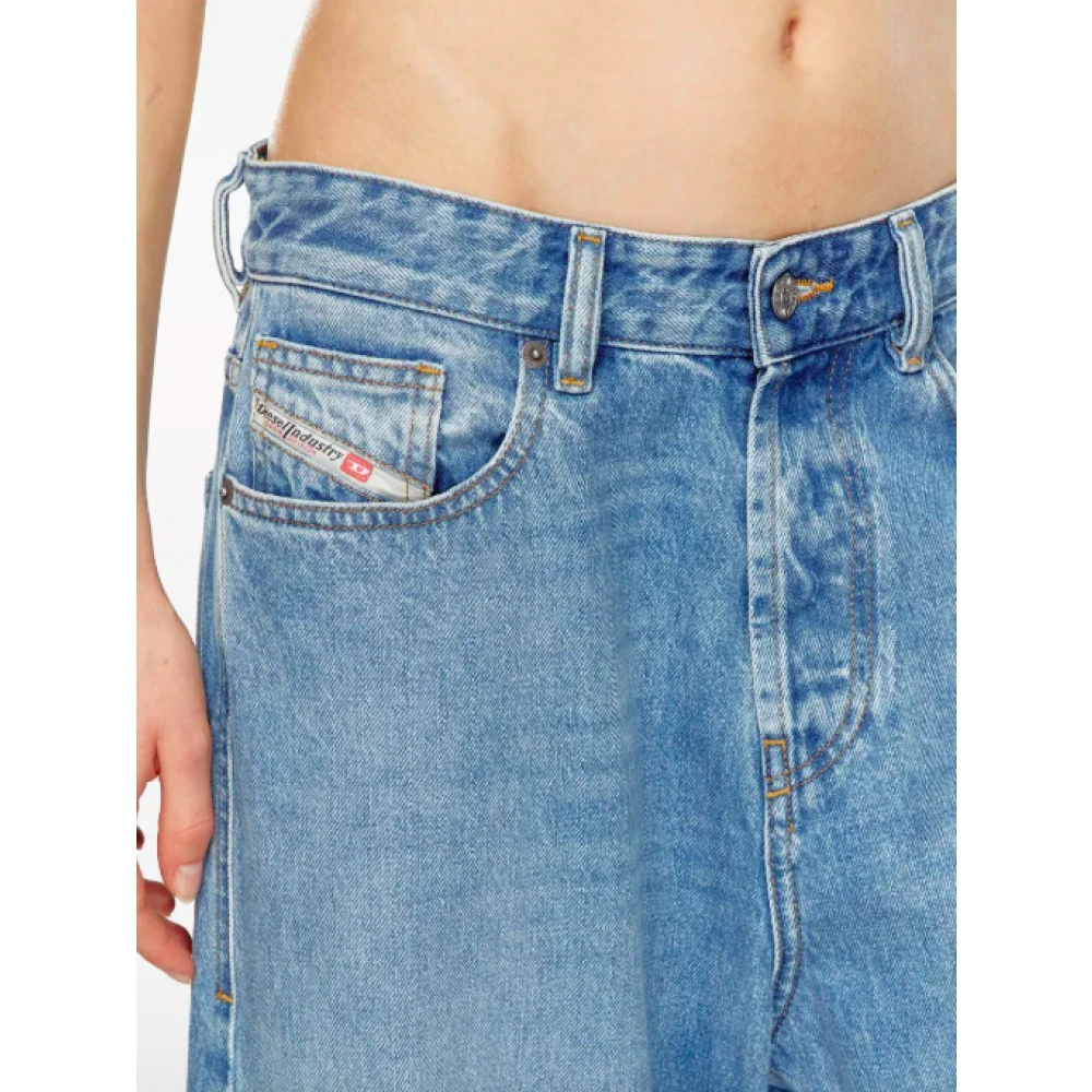 Diesel Vintage Denim Blauwe Broek Blue Dames