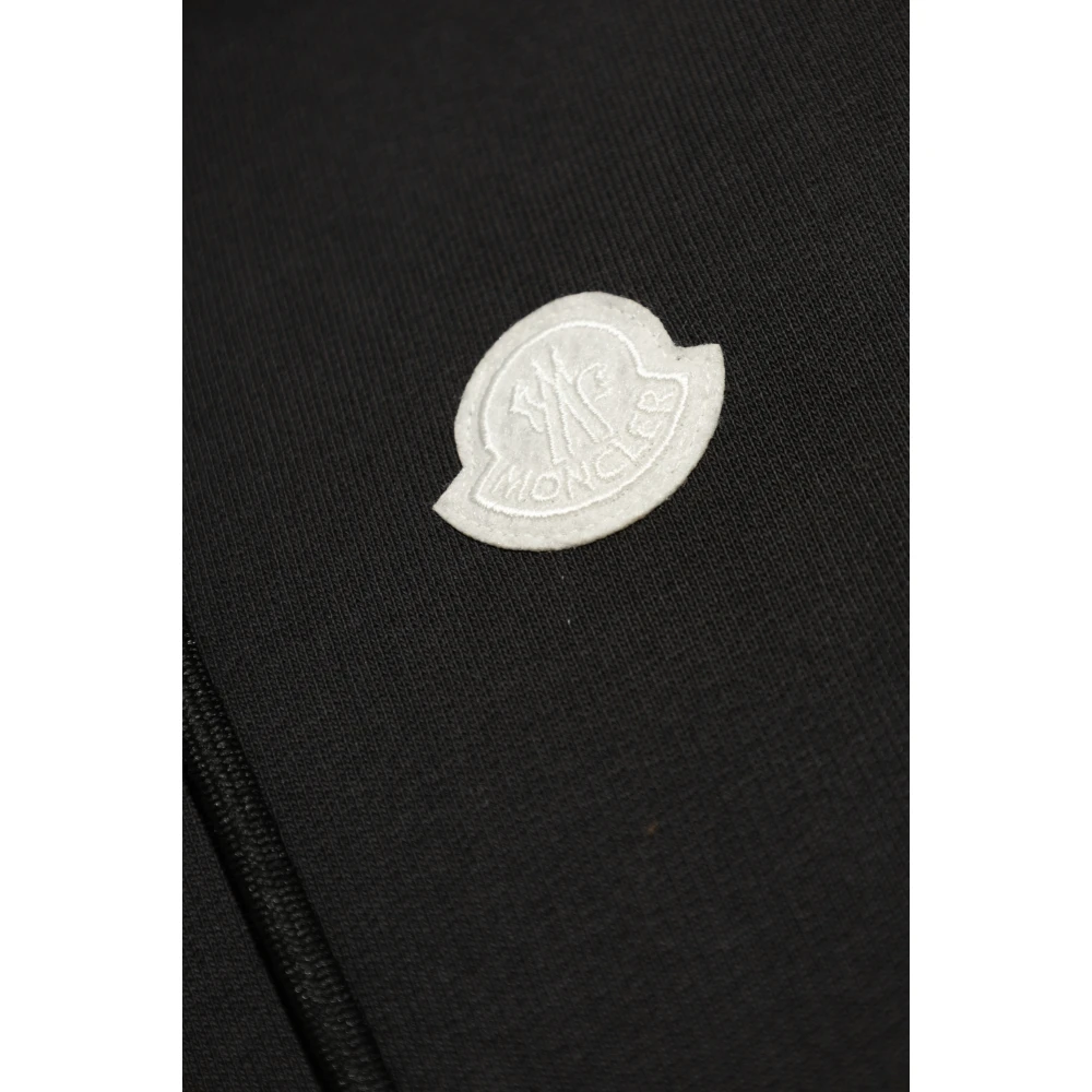 Moncler Katoenen hoodie Gray Heren