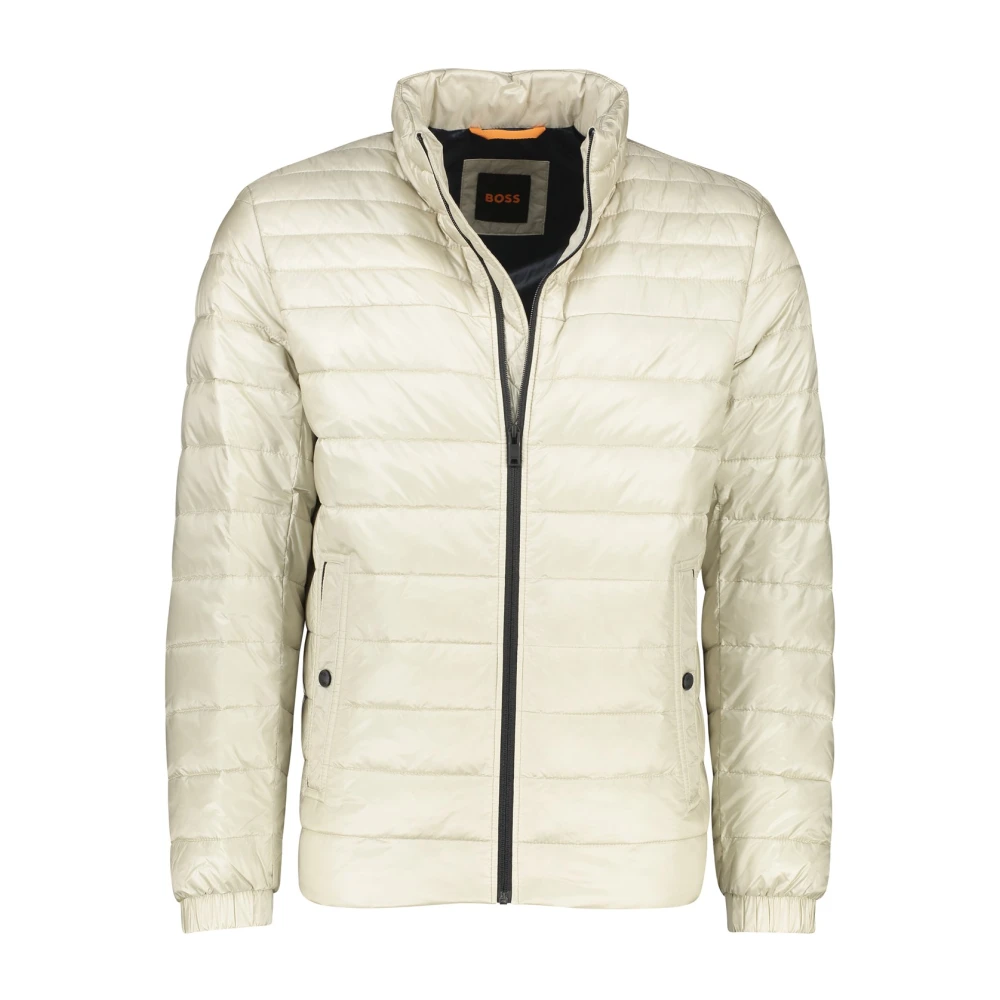 Hugo Boss Beige Winterjas Stijlvol Model Beige Heren