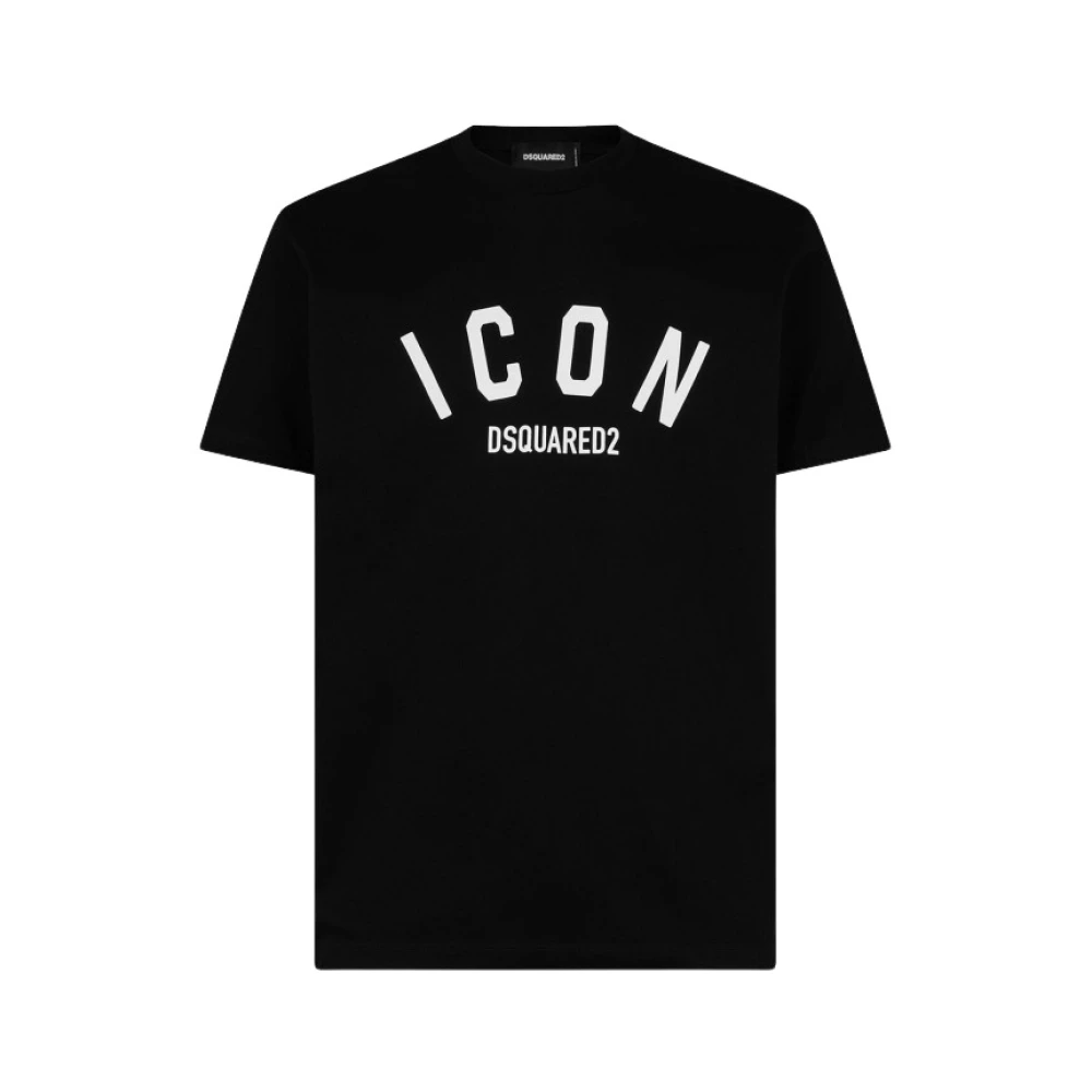 Dsquared2 Men's Black Cotton T-Shirt - T-Shirts - S - Tops