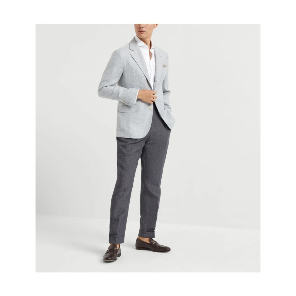 BRUNELLO CUCINELLI Wit Overhemd voor Mannen White Heren
