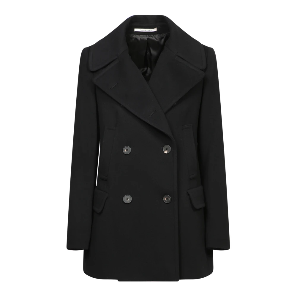 Tagliatore Dameskleding Jassen Zwart Aw24 Black Dames