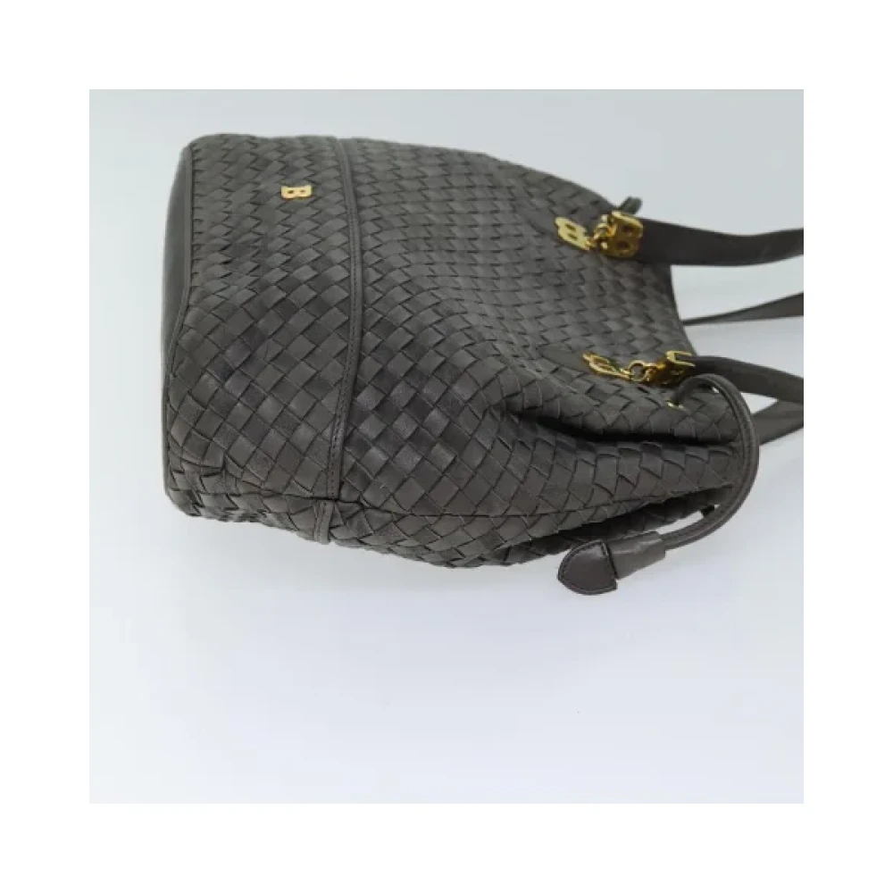 Bally Pre-owned Leather shoulder-bags Gray Dames