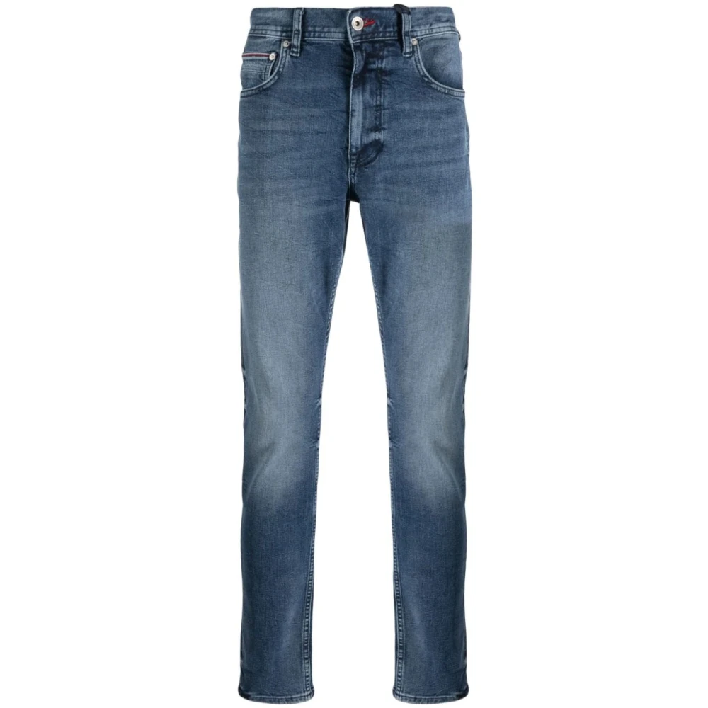 Tommy Hilfiger Blauwe Skinny Jeans Tapered Houston Blue Heren