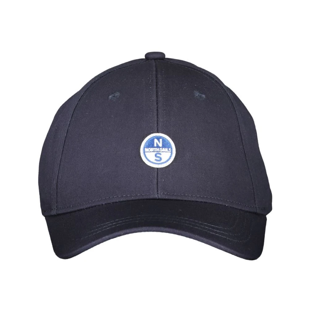 North Sails Blauwe Katoenen Hoeden met Klep Blue Unisex