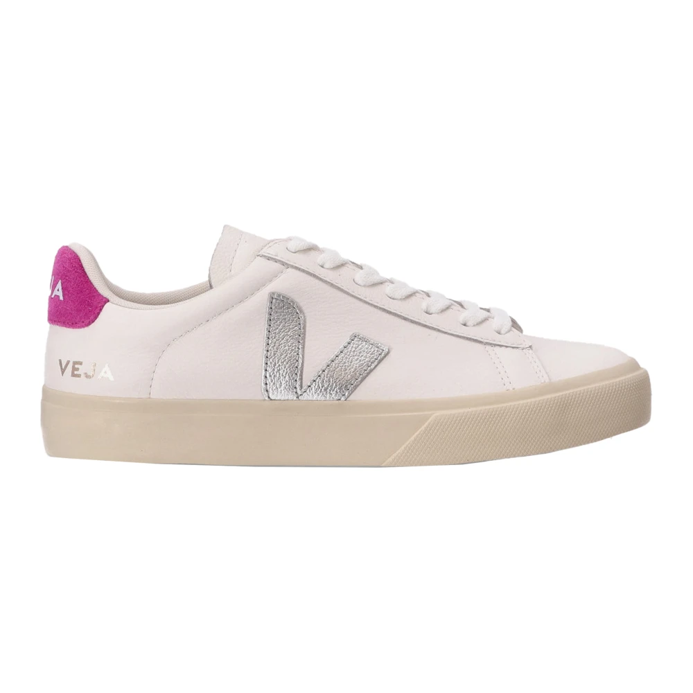 Veja White Campo Leather - Female - Sneakers - 6 Uk - Shoes