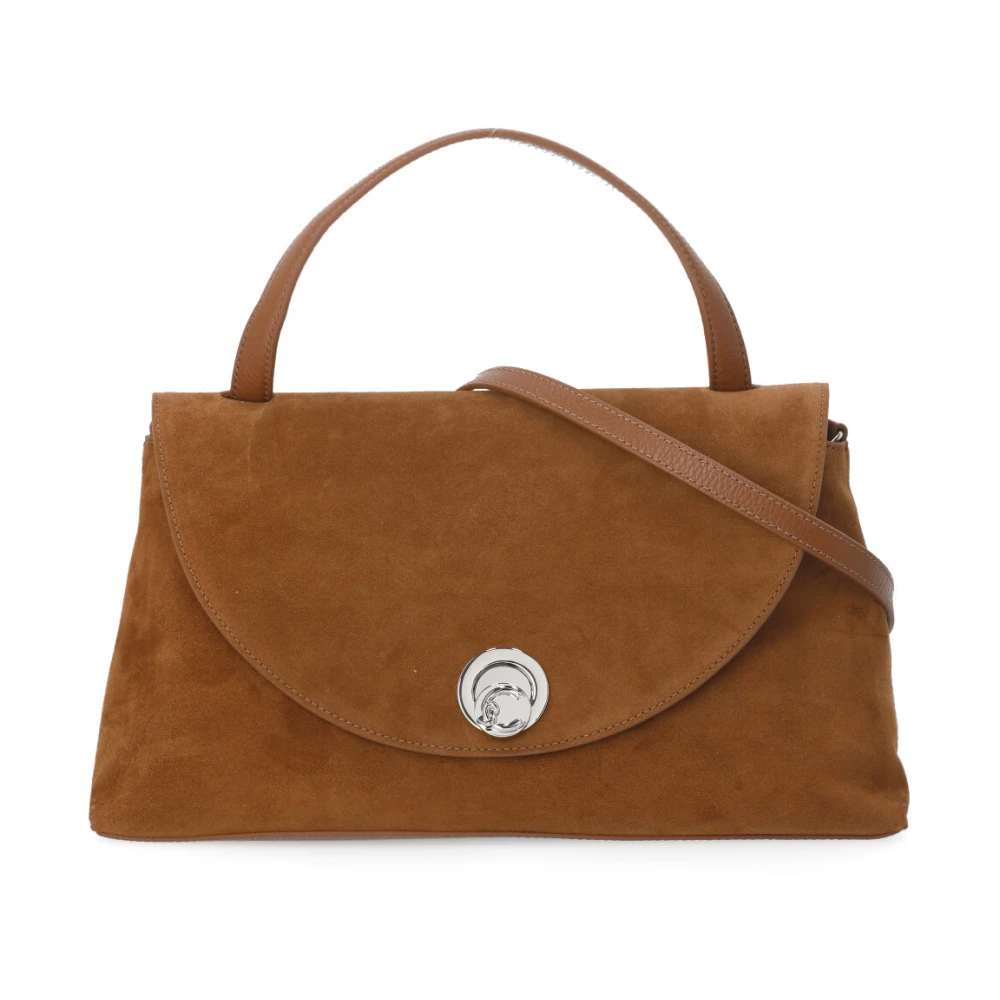 Coccinelle Nikla Suede Bimaterial Large - Female - Handbags - Brown - One Size - Bags - Image 3
