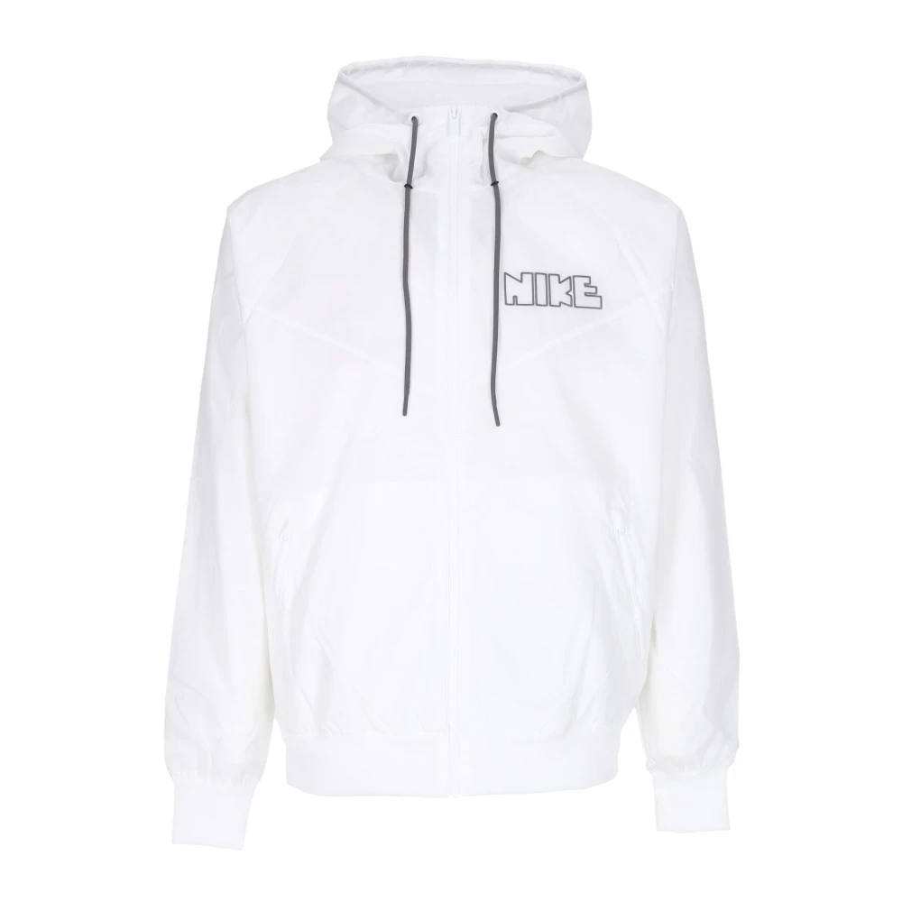 Nike Men's White Training Jackets, Xl, Windrunner Woven Jacket