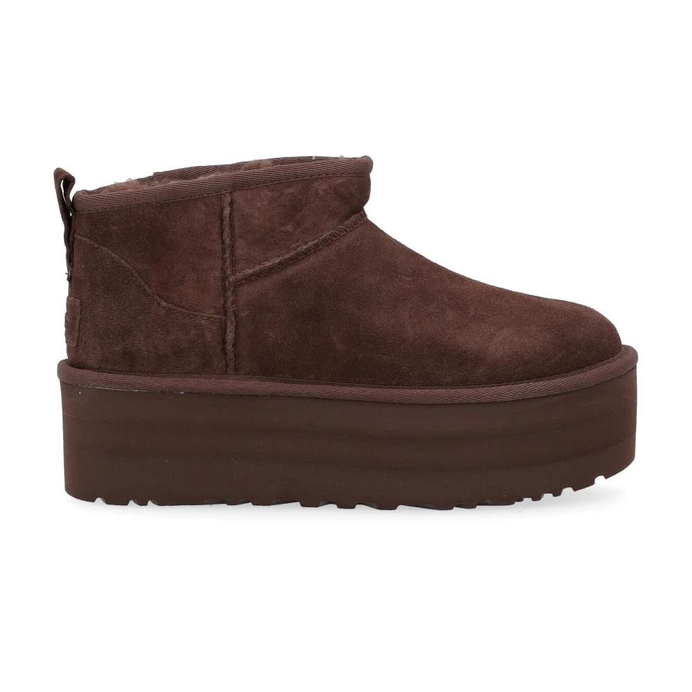 UGG Brun Ultra Mini Platform Boot Brown, Dam