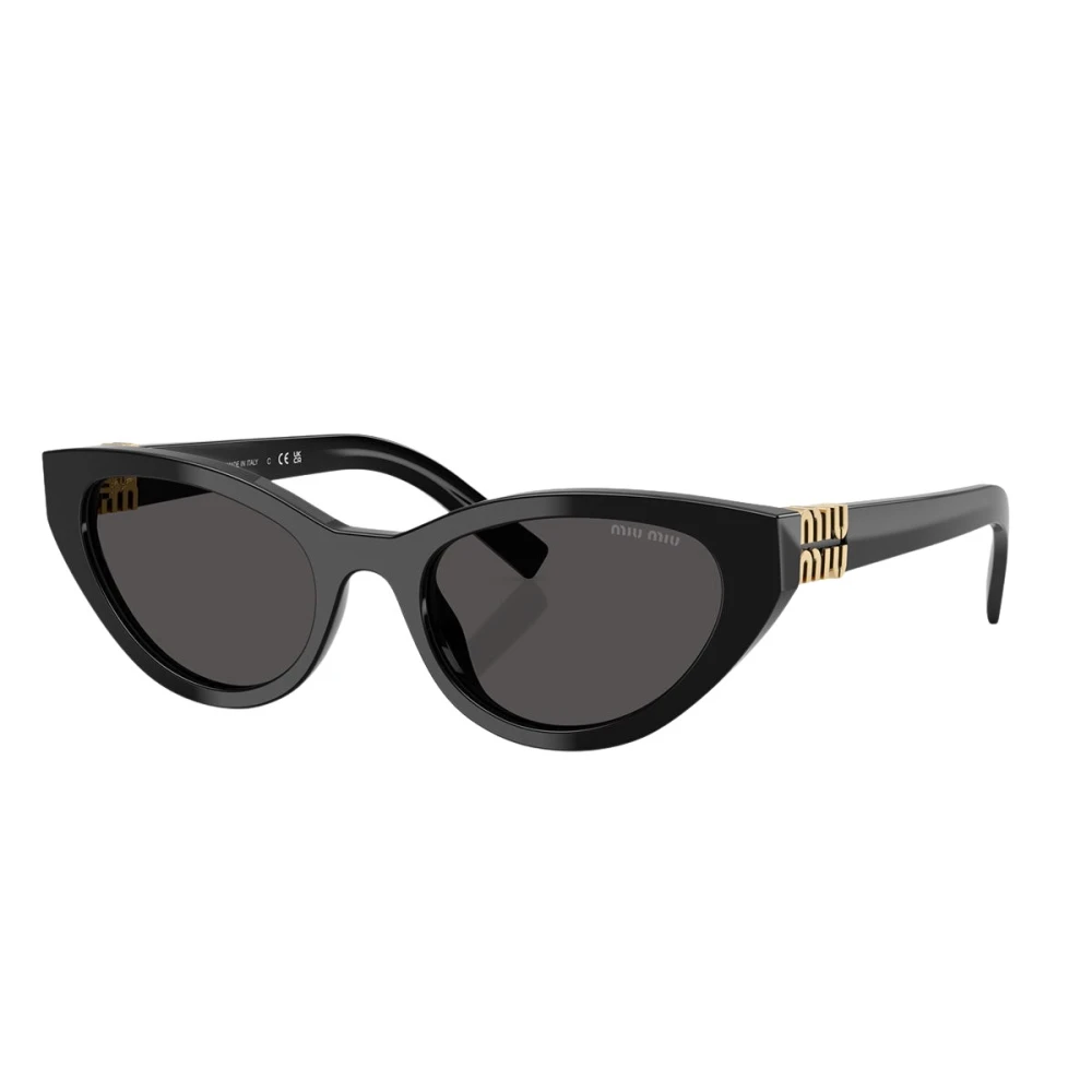 Miu Miu Unisex Black Sunglasses, 54 Mm, Cat-Eye Sunglasses