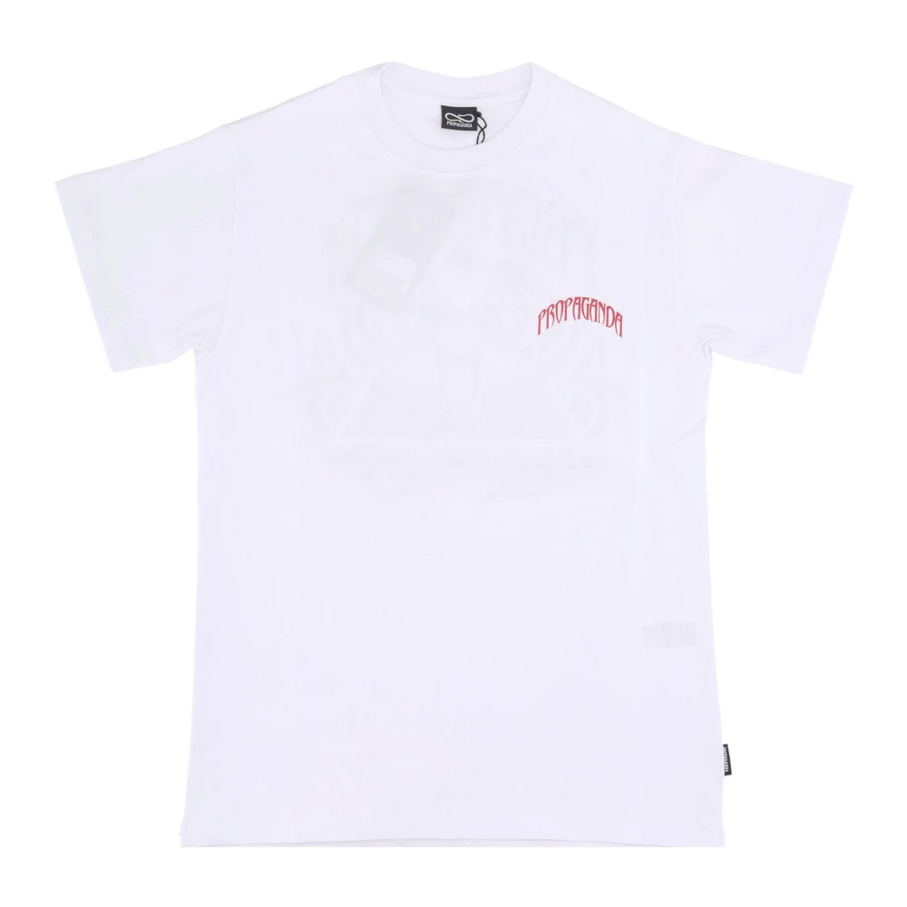 Propaganda Triangle Panda Tee Wit Korte Mouw White Heren
