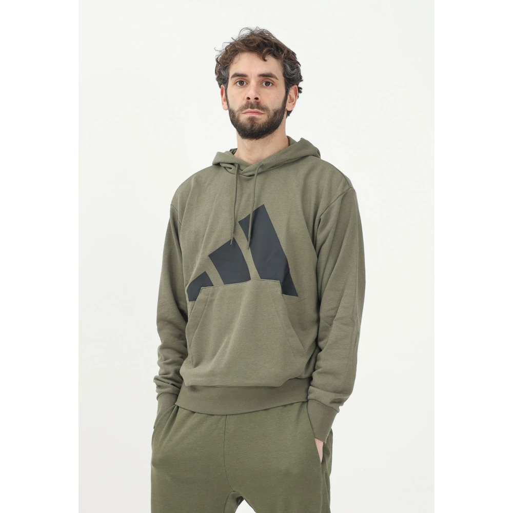 Adidas Groene hoodie Essentials Big Logo Green Heren