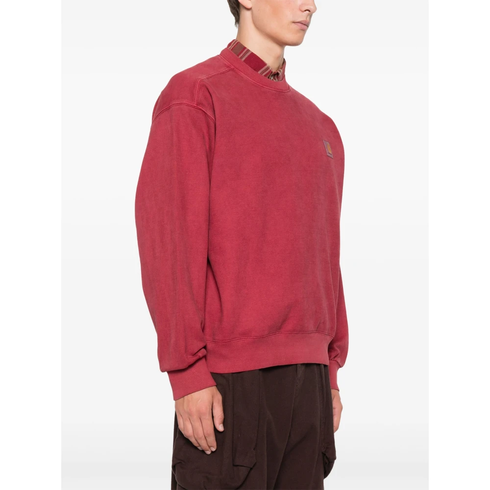 Carhartt WIP Stijlvol Sweatshirt voor Buitensportavonturen Red Heren