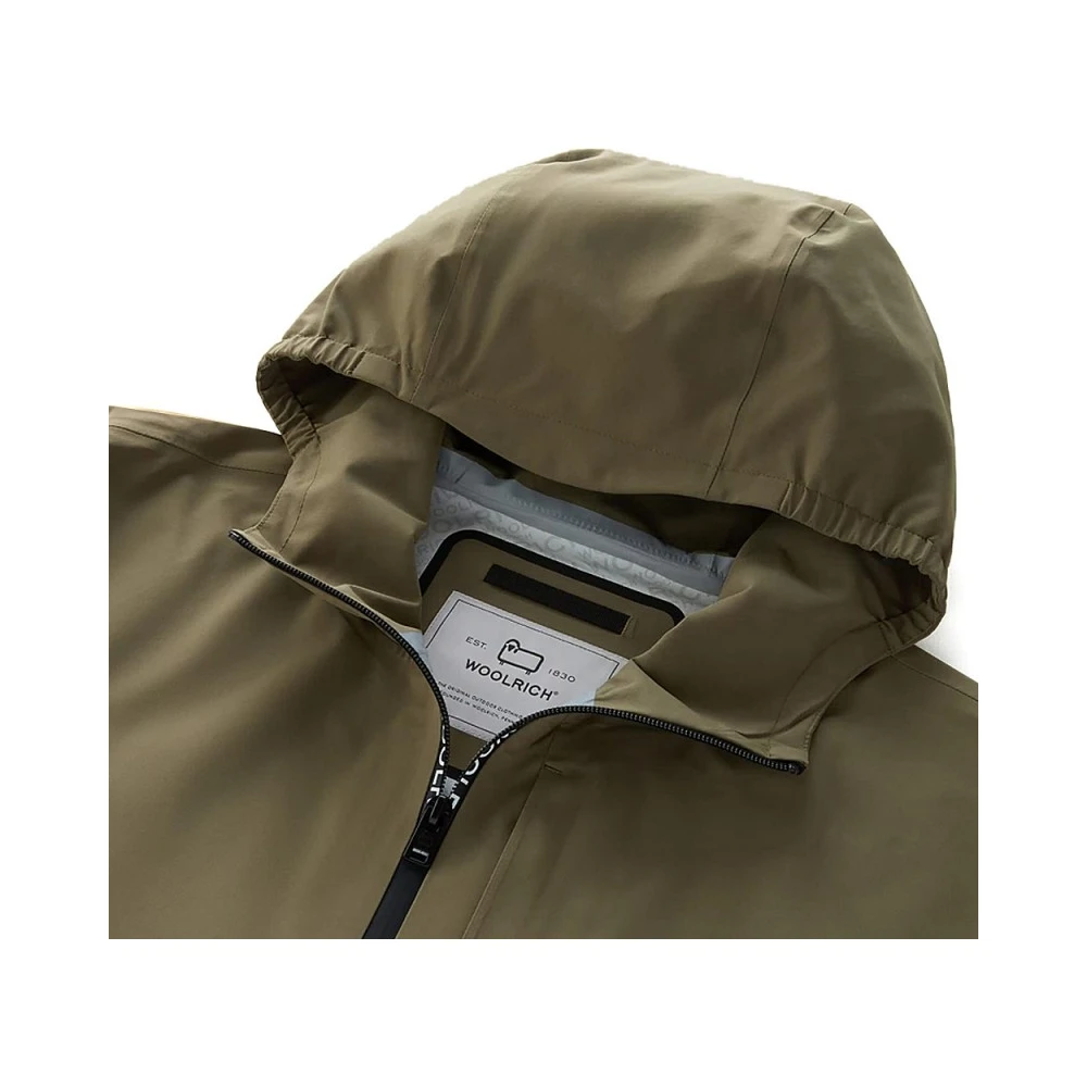 Woolrich Groene Jas Pacific Two Layers Green Heren