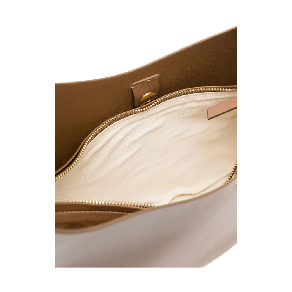 Soeur Terracotta Bruine Schoudertas met Rits Brown Dames