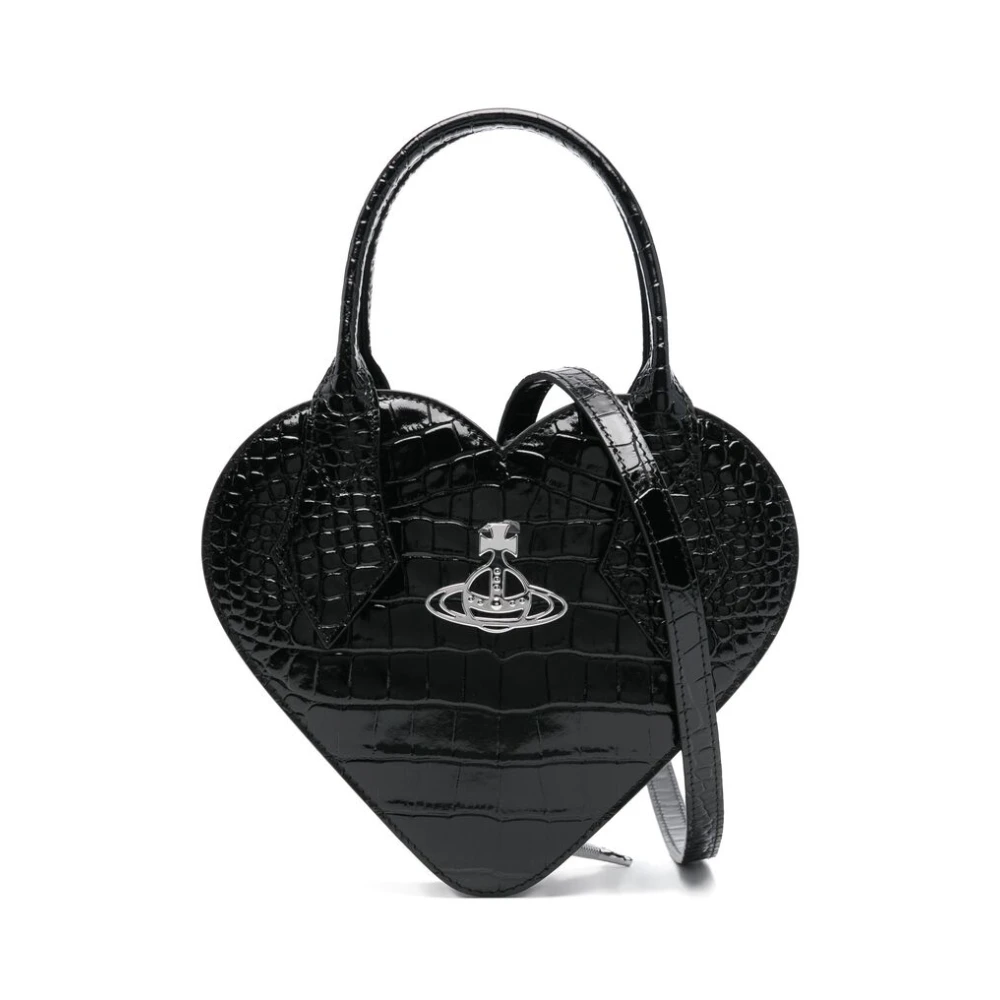 Vivienne Westwood Zwarte Toprits Schoudertas Black Dames