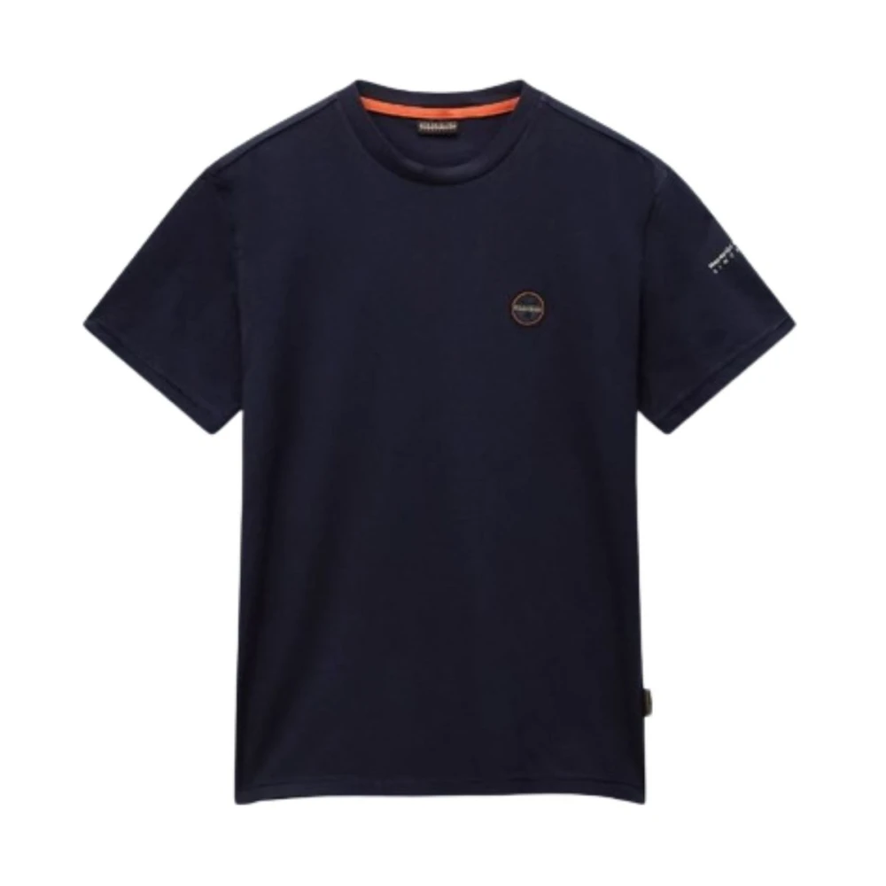 Napapijri Heren Logo T-shirt Blue Heren