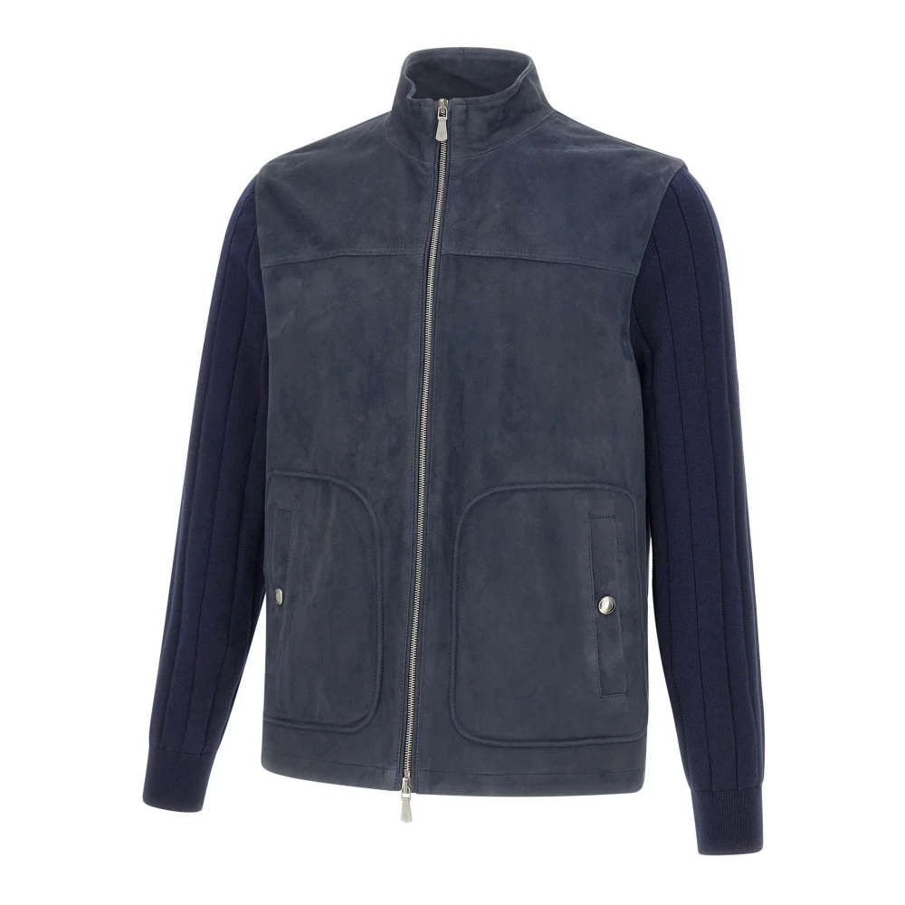 Eleventy Herr Blå Jackor 2XL, Leather Jackor