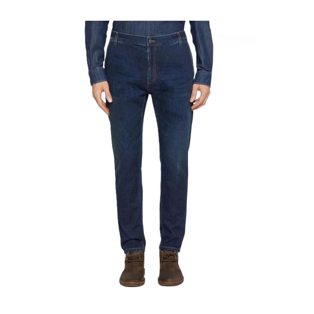 Dondup Katoenen Casual Broek Blue Heren