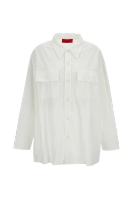 Camicia i bomullsblandning