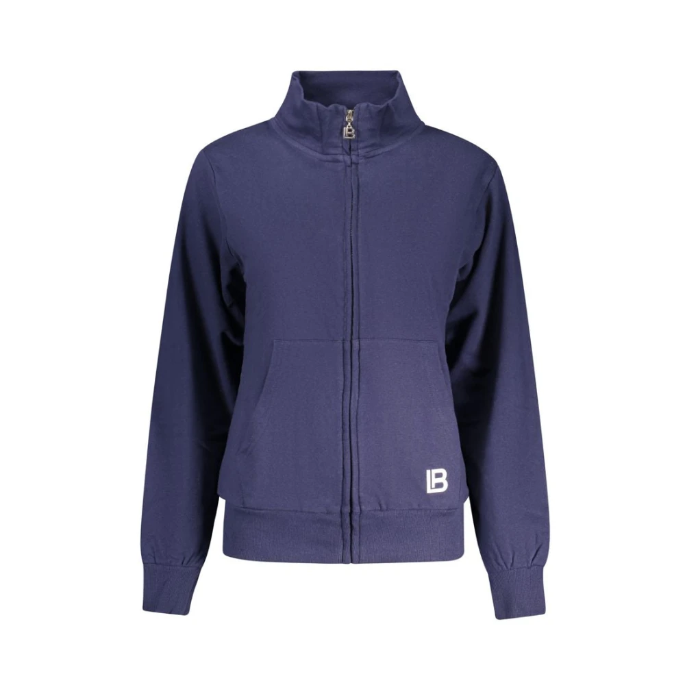 Laura Biagiotti Women's Blue Zip-Through Sweatshirt