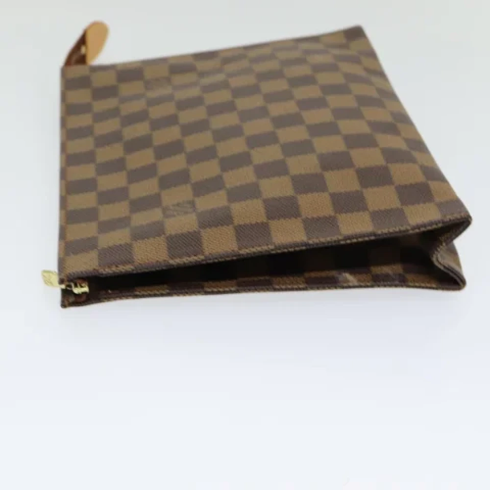Louis Vuitton Vintage Pre-owned Canvas pouches Brown Dames