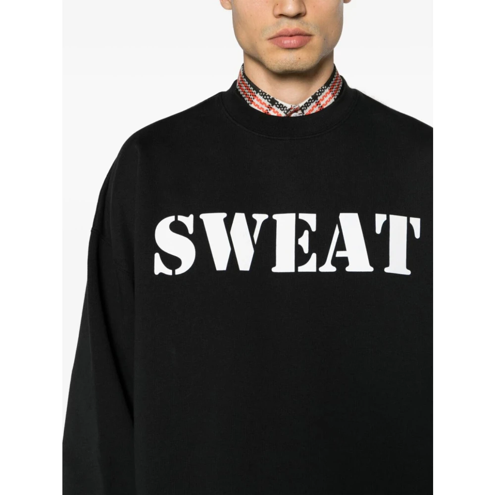 Vetements Sweatshirts Black Heren